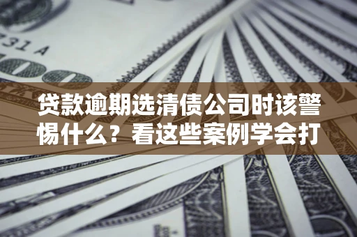 武汉贷款逾期选清债公司时该警惕什么？看这些案例学会打翻身仗