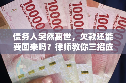 武汉债务人突然离世，欠款还能要回来吗？律师教你三招应对