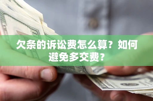 武汉欠条的诉讼费怎么算？如何避免多交费？