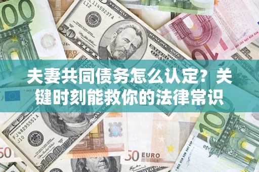 武汉夫妻共同债务怎么认定？关键时刻能救你的法律常识