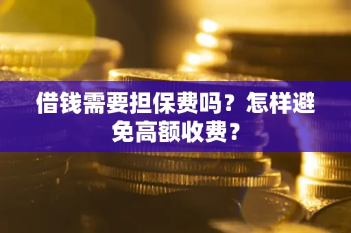 武汉借钱需要担保费吗？怎样避免高额收费？