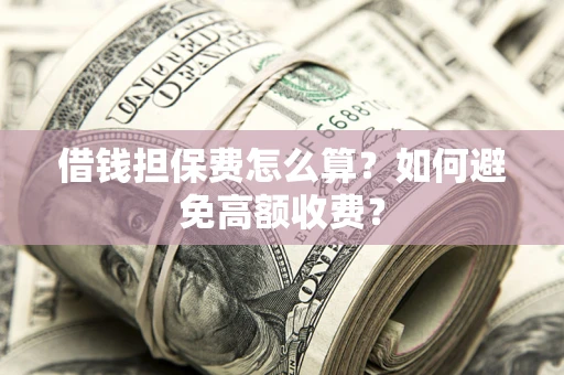 武汉借钱担保费怎么算？如何避免高额收费？