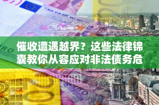 武汉催收遭遇越界？这些法律锦囊教你从容应对非法债务危机
