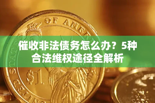 武汉催收非法债务怎么办？5种合法维权途径全解析