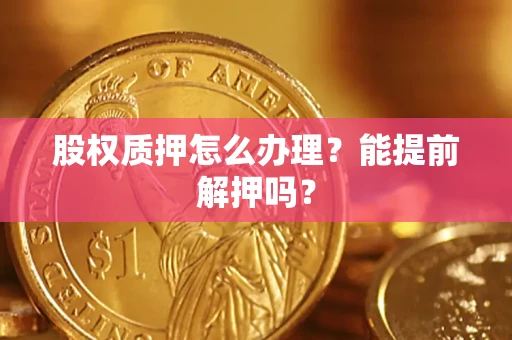 武汉股权质押怎么办理？能提前解押吗？