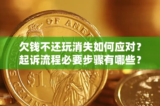 武汉欠钱不还玩消失如何应对？起诉流程必要步骤有哪些？