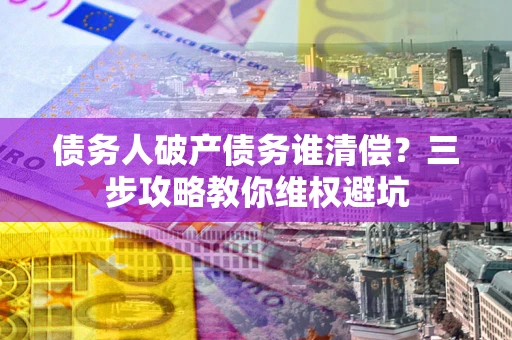武汉债务人破产债务谁清偿?三步攻略教你维权避坑 武汉债务人破产债务谁清偿?三步攻略教你维权避坑