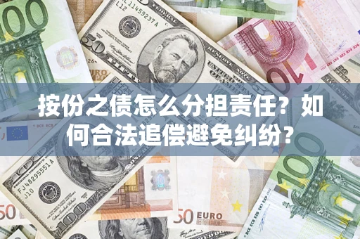 武汉按份之债怎么分担责任？如何合法追偿避免纠纷？